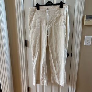 Cream colored chinos, size 16 Tall
